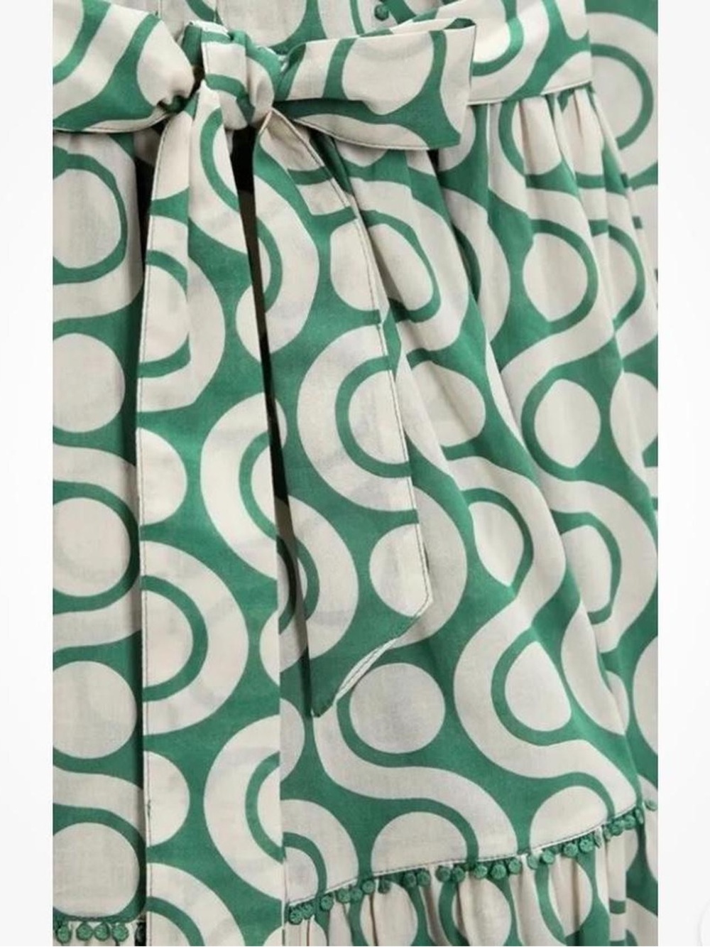 PRINTED SHORT DRESS - Picture 8 of 10